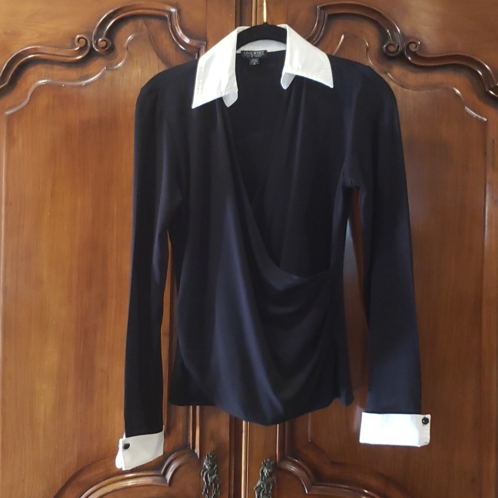 Tailored-Style Surplice Top